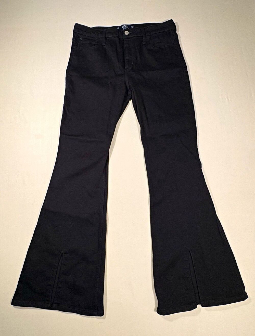 Hollister High-Rise Flare Soft Stretch Jeans with Slit Hem Size 15R W32 L31